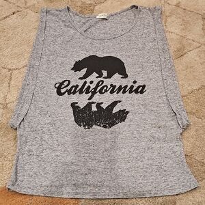 Mary Jane California Bear Tee Crop Relaxed